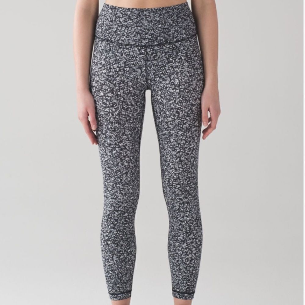 LULULEMON Wunder Under Hi-Rise 7/8 Tight (Full-On Luxtreme) Daisy Dust Alpine 4